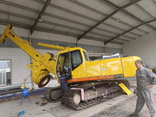 7m ISO9001 38T油圧積む機械装備の低いあき高